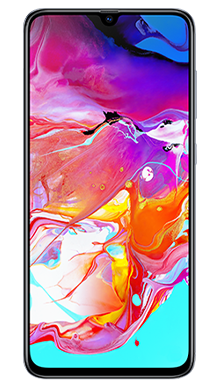 Samsung Galaxy A70 White Front