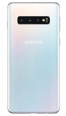 Samsung Galaxy S10 128GB Prism White Back