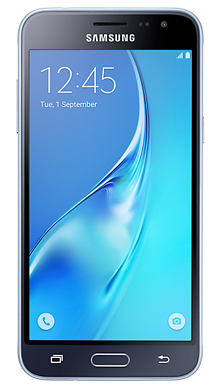 Samsung Galaxy J3 Black Front