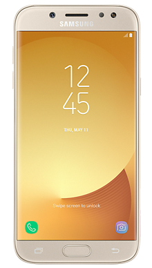 Samsung Galaxy J5 2017 Gold Front