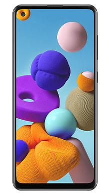 Samsung Galaxy A21s 32GB Black Front