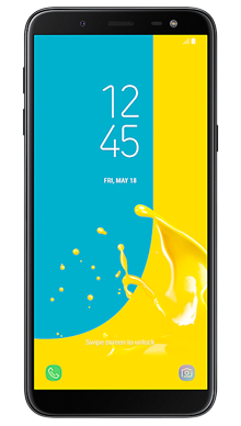 Samsung Galaxy J6 Black Front