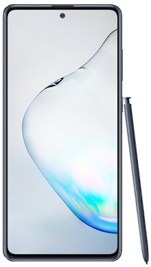 Samsung Galaxy Note 10 Lite 6GB 128GB Aura Black Front