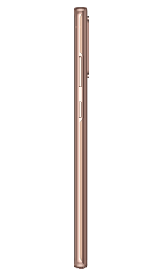 Samsung Galaxy Note 20 5G 256GB Mystic Bronze Side