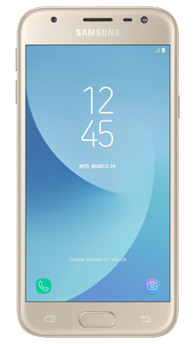 Samsung Galaxy J3 2017 Gold Front