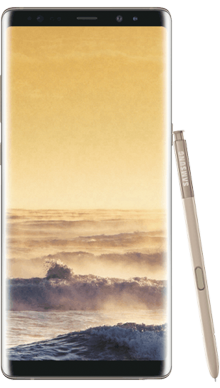 Samsung Galaxy Note 8 Gold Front