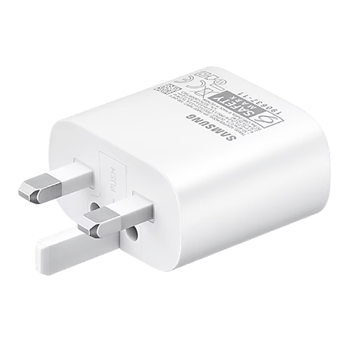 Samsung 25W USB C Wall Plug White