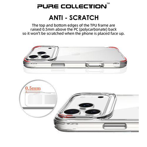 iPhone 17 ProMax ProAir Case Xquisite Clear Back