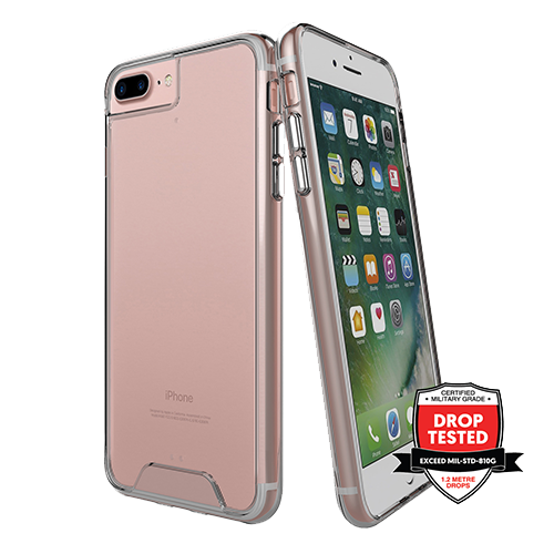 iPhone SE ProGrip Case Xquisite Clear Side