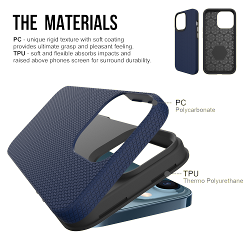 iPhone 13 ProMax ProGrip Case Xquisite Navy Back