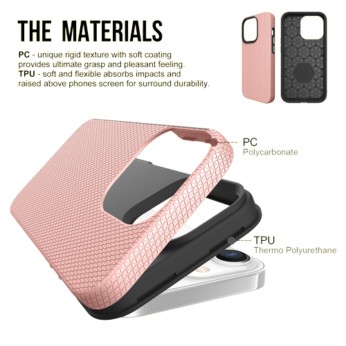 iPhone 13 Pro ProGrip Case Xquisite Rose Gold Front