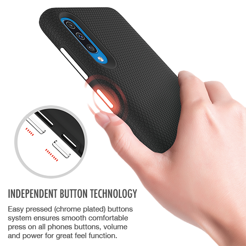 Samsung Galaxy A50 ProGrip Case Xquisite Black Back