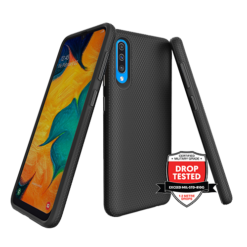 Samsung Galaxy A50 ProGrip Case Xquisite Black Side