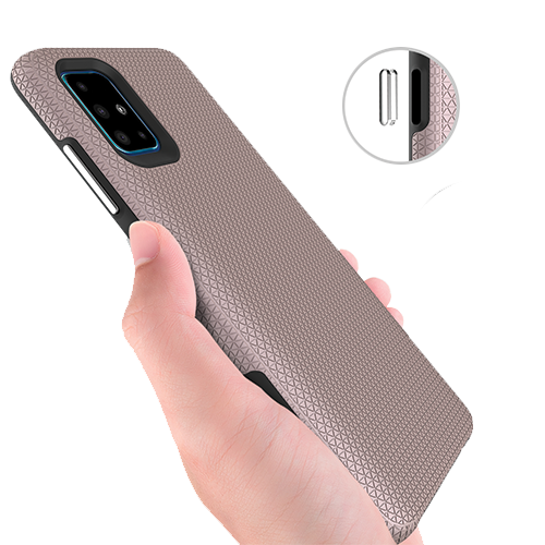 Samsung Galaxy A51 ProGrip Case Xquisite Rose Gold Front