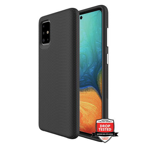 Samsung Galaxy A71 ProGrip Case Xquisite Black Side