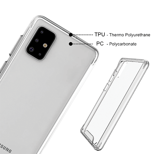 Samsung Galaxy A71 ProGrip Case Xquisite Clear Back