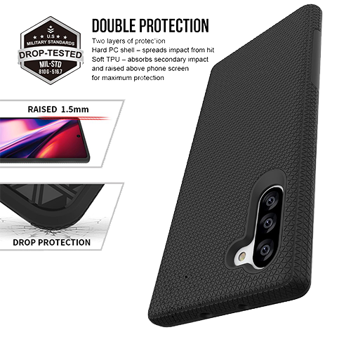 Samsung Galaxy Note 10 ProGrip Case Xquisite Black Front