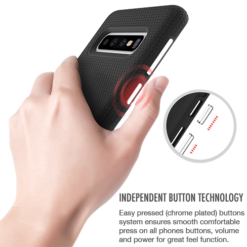 Samsung Galaxy S10 Plus ProGrip Case Xquisite Black Back