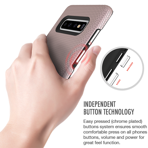 Samsung Galaxy S10 Plus ProGrip Case Xquisite Rose Gold Back