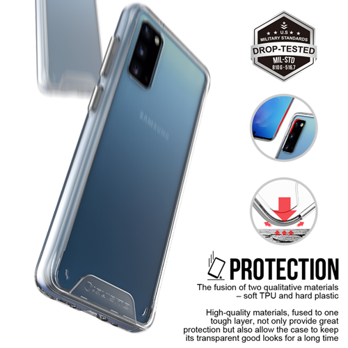 Samsung Galaxy S20 FE ProGrip Case Xquisite Clear	 Back