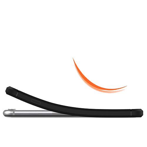 iPhone 7 Plus CarbonAir Case Xquisite Black Front