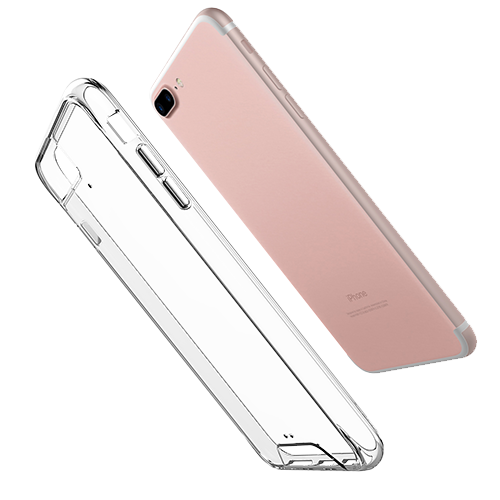 iPhone 8 Plus ProGrip Case Xquisite Clear Front