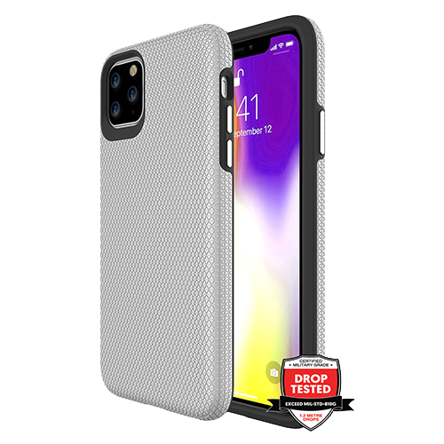 iPhone 11 Pro Max ProGrip Case Xquisite Silver