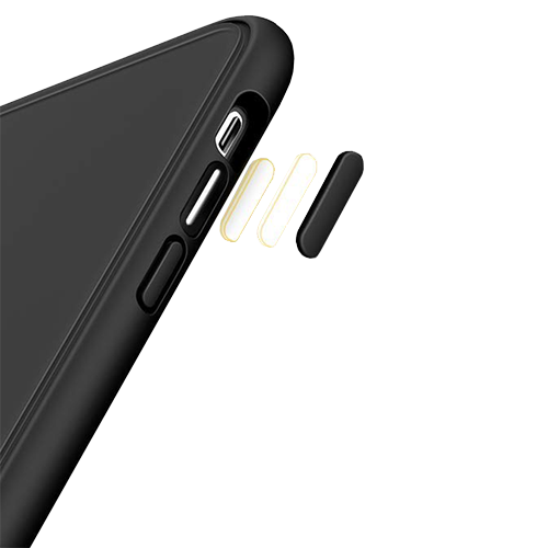 iPhone Xs MatteAir Case Xquisite Black Front