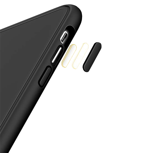 iPhone Xs MatteAir Case Xquisite Black Front