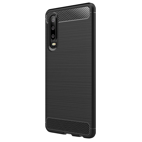 Huawei P30 CarbonAir Case Xquisite Black Front