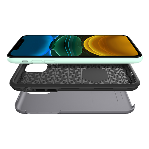 iPhone 11 ProLux Case Xquisite Gunmetal Grey Front