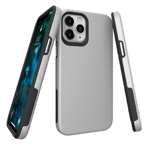 iPhone 12 Pro Max ProGrip Case Xquisite Silver Back