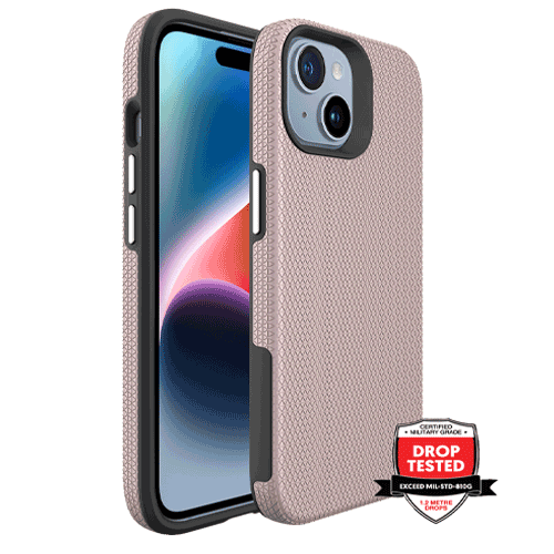 iPhone 15 ProGrip Case Xquisite Rose Gold Side