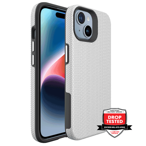 iPhone 15 ProGrip Case Xquisite Silver