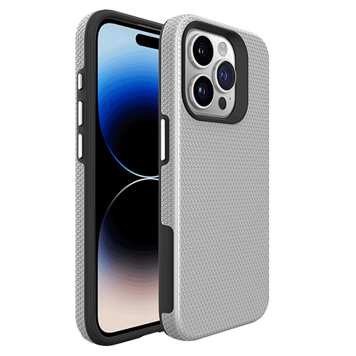 iPhone 15 Pro Max ProGrip Case Xquisite Silver Side