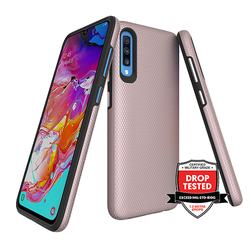 Samsung Galaxy A70 ProGrip Case Xquisite Rose Gold Side