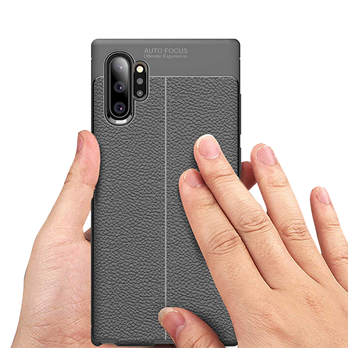 Samsung Galaxy Note 10 LeatherAir Case Xquisite Black Front